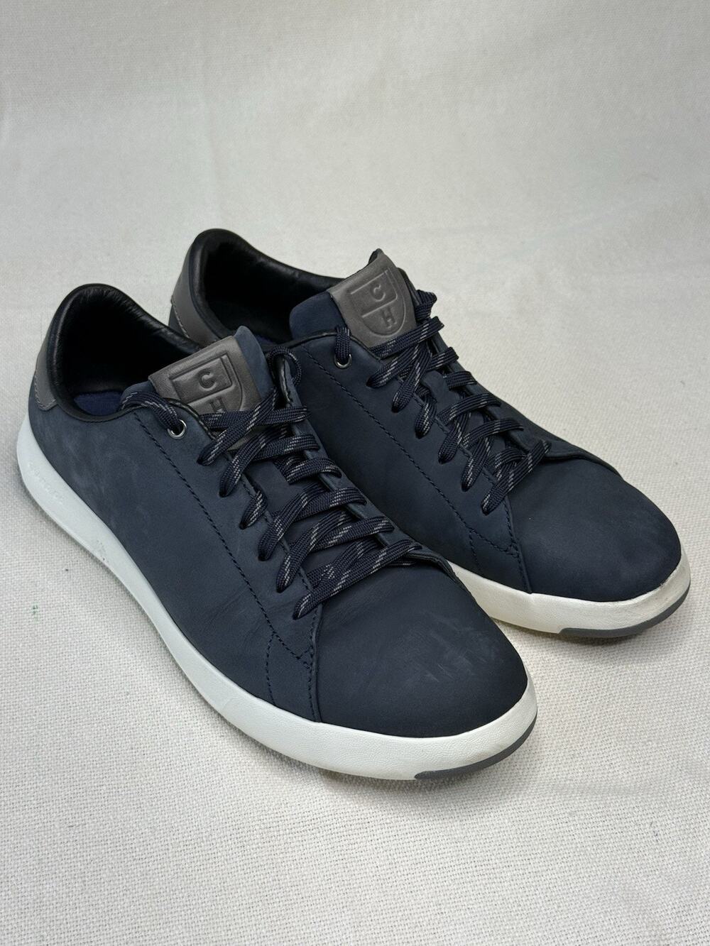 Cole Haan GrandPro Tennis Sneaker Mens 8M Shoes Fade Blue Nubuck Leather C30768